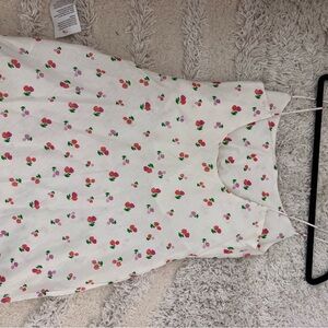 ASOS White Dress with Cherry Print